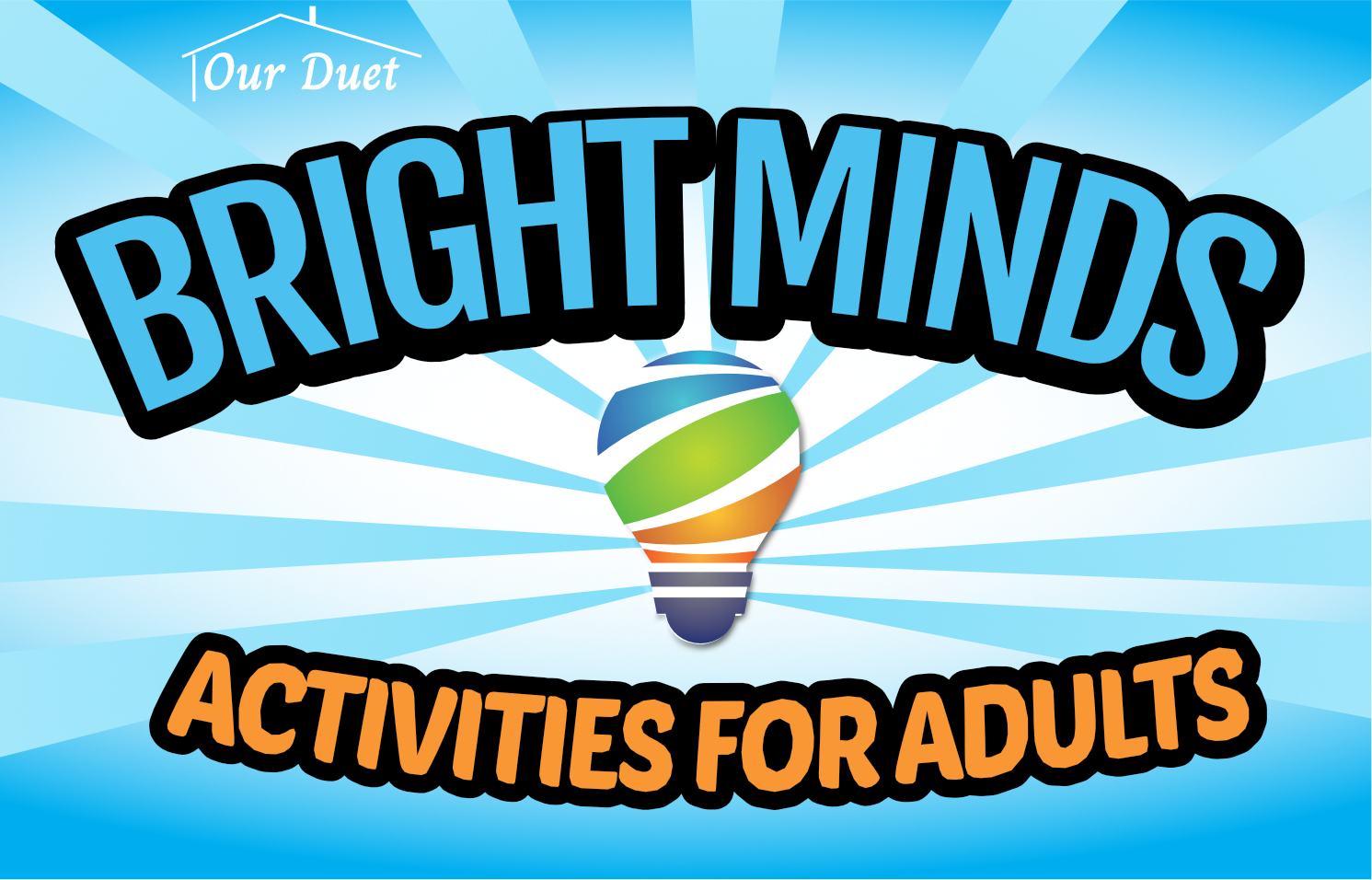 Bright minds landing page logo for mobile