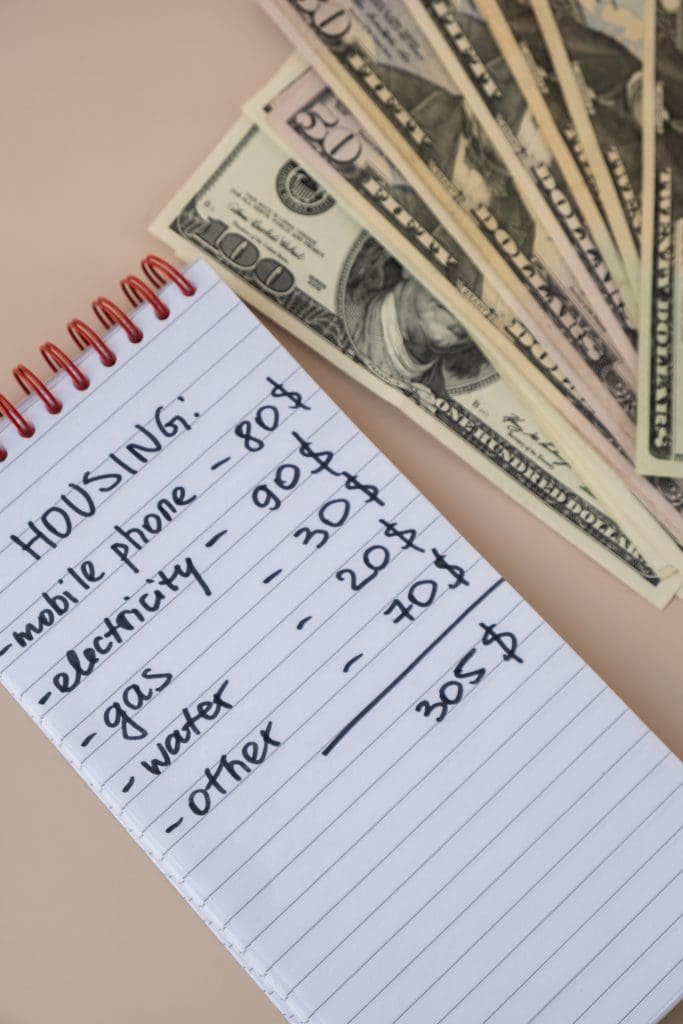 Budget and expenses for family.